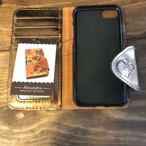 Authentic Patricia Nash iPhone 8 wallet case